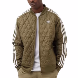 Veste Verte Homme Adidas Quilted