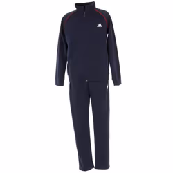 Ensemble set - Adidas - Ts bos trfc nv jr - 100% Polyester - Veste zippée - Mixte