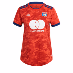 OL Maillot Extérieur Rouge Femme Adidas 2021/2022
