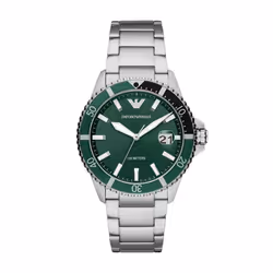 Montre Emporio Armani Diver Pour Hommes en Argent - AR11338