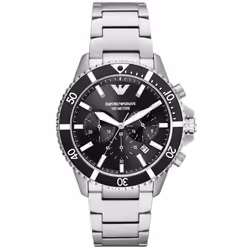 Montre Emporio Armani World Explorer Pour Hommes en Argent - AR11360