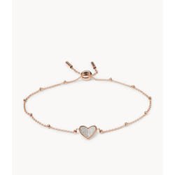Fossil JF03647791 bracelet Bracelet à mailles Hearts & Love Femelle Acier inoxydable