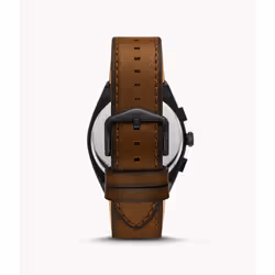 Fossil Everett Chronograph Montre bracelet Mâle Quartz Noir