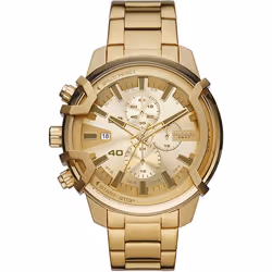 Diesel - Montre Hommes - Quartz - Chronographe - Bracelet Acier inoxydable Doré - DZ4573