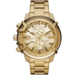 Diesel - Montre Hommes - Quartz - Chronographe - Bracelet Acier inoxydable Doré - DZ4573