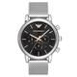 Montre Hommes Emporio Armani Quartz Chronographe Bracelet Acier inoxydable Argent AR11429