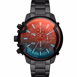 Diesel - Montre Hommes - Quartz - Chronographe - Bracelet Acier inoxydable Noir - DZ4578