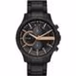 Montre Hommes Armani Exchange Quartz Chronographe Bracelet Acier inoxydable Noir AX2429