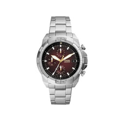Fossil Bronson Montre bracelet Mâle Argent