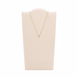 Fossil Sutton Valentine Heart Collier ras du cou Femelle Acier inoxydable