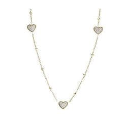 Fossil Sutton Valentine Collier ras du cou Femelle Acier inoxydable