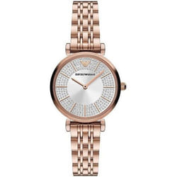 Montre Emporio Armani Gianni T-bar Pour Femmes en Ip-rosé - AR11446