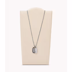 Fossil JF03996040 collier Collier à chaîne Mâle Acier inoxydable