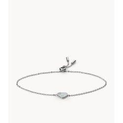 Fossil JFS00569040 bracelet Bracelet à mailles Hearts & Love Femelle Argent sterling