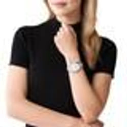 Montre chronographe femme Michael Kors Lexington Argenté/Acier - Quartz - 10 Atm - Chic