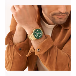 Fossil Blue Montre bracelet Mâle Quartz Or
