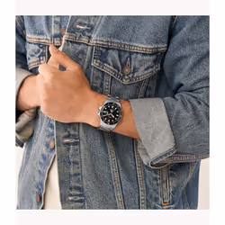 Fossil FS5952 montre Montre bracelet Mâle Quartz Argent