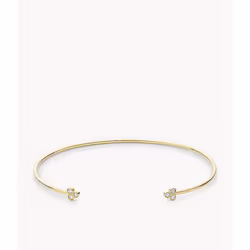 Fossil JF04113710, Bracelet à manchette, Femelle, Acier inoxydable