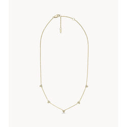Fossil JF04115710 collier Collier à chaîne Femelle Acier inoxydable
