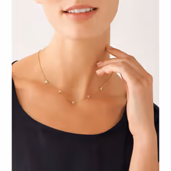 Fossil JF04115710 collier Collier à chaîne Femelle Acier inoxydable