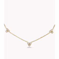 Fossil JF04115710 collier Collier à chaîne Femelle Acier inoxydable