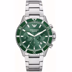 Montre Emporio Armani World Explorer Pour Hommes en Argent - AR11500