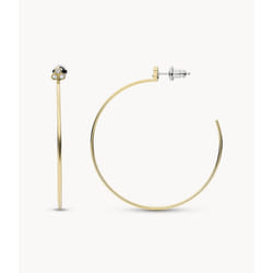 Fossil JF04111710 boucle d'oreille Boucles d'oreilles créoles Acier inoxydable Or
