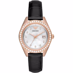 Montre Emporio Armani Leo Pour Femmes en Noir - AR11505