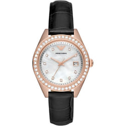 Montre Emporio Armani Leo Pour Femmes en Noir - AR11505