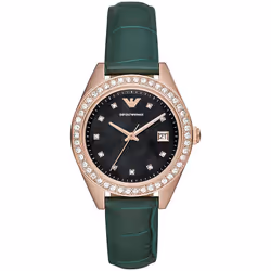 Montre Emporio Armani Leo Pour Femmes en Vert - AR11506