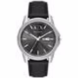 Montre Armani Exchange - Hommes - AX1735 - Noir Cuir - 44mm - 5 bar - Quartz - Analogique