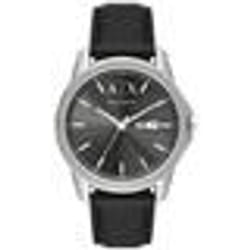 Montre Armani Exchange - Hommes - AX1735 - Noir Cuir - 44mm - 5 bar - Quartz - Analogique