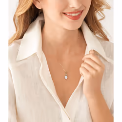 Fossil JF04248710 collier Collier à chaîne Femelle Acier inoxydable