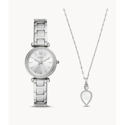 Fossil Carlie Montre bracelet Femelle Quartz Argent