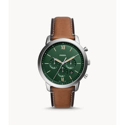 Fossil Neutra Montre bracelet Mâle Argent