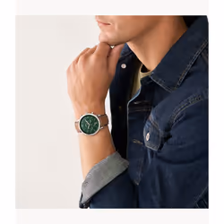 Fossil Neutra Montre bracelet Mâle Argent