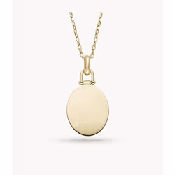 Fossil Drew Collier à chaîne Femelle Acier inoxydable