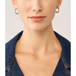 Fossil JF04170710 boucle d'oreille Clous d'oreilles Acier inoxydable Or