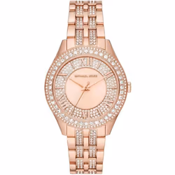 Montre Michael Kors Harlowe Pour Femmes en Ip-rosé - MK4710