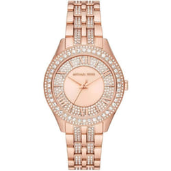 Montre Michael Kors Harlowe Pour Femmes en Ip-rosé - MK4710