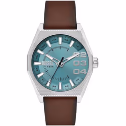 Montre Diesel Scraper Pour Hommes en Marron - DZ2174