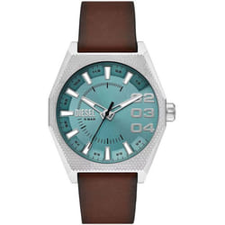 Montre Diesel Scraper Pour Hommes en Marron - DZ2174