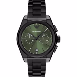 Montre Emporio Armani Federico Pour Hommes en Noir - AR11562