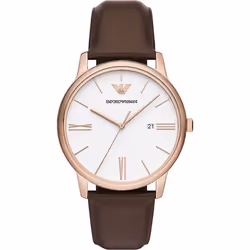 Montre Emporio Armani Minimalist Pour Hommes en Marron - AR11572