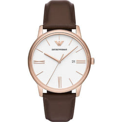 Montre Emporio Armani Minimalist Pour Hommes en Marron - AR11572