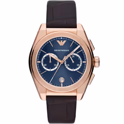 Montre Emporio Armani Federico Pour Hommes en Marron - AR11563