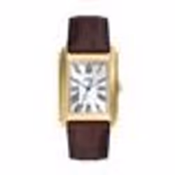 Montre Fossil Hommes FS6011 - Marron Cuir - Etanche 5 Atm - Quartz - Verre minéral - Analogique
