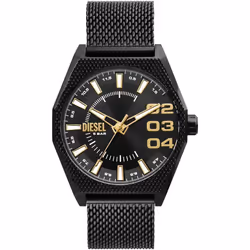 Montre Diesel Scraper Pour Hommes en Noir - DZ2194