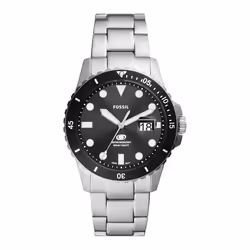 Fossil Montre Homme FS6032 Noir Argenté