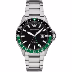 Montre Emporio Armani World Explorer Pour Hommes en Argent - AR11589